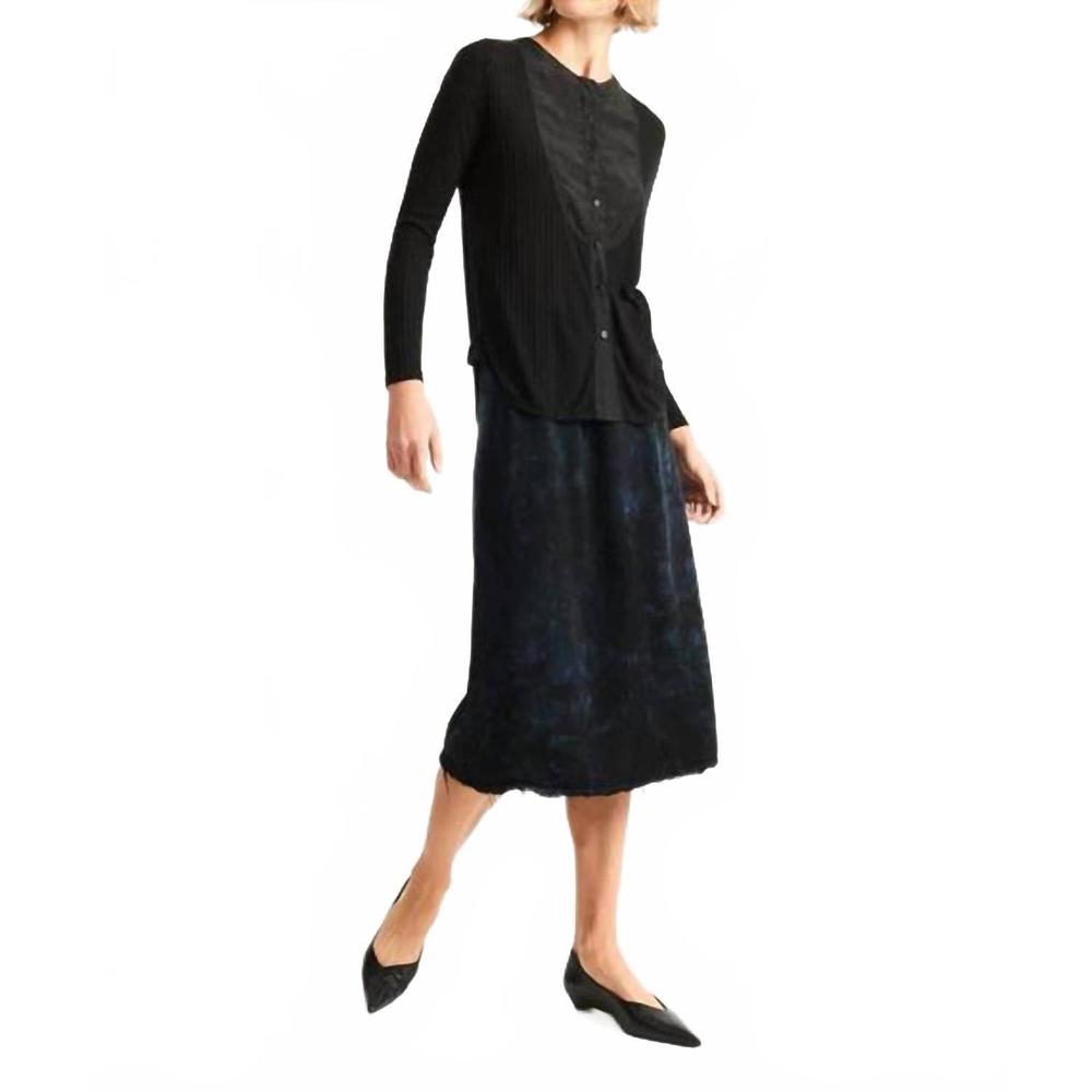 NEW RAQUEL ALLEGRA silk elia top in black - Picture 4 of 4